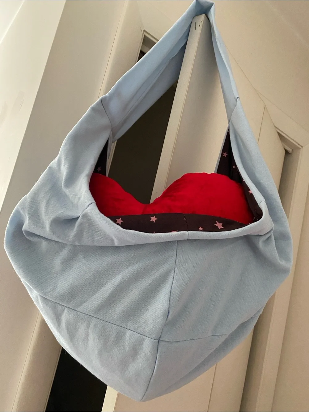 Furry Fido Classic Pet Sling - Reversible Hands-Free Carrier Bag